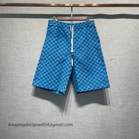 Gucci GG Multicolour canvas shorts Blue