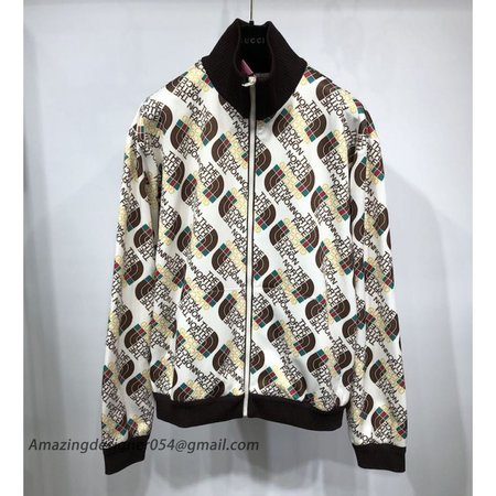 The North Face x Gucci Web print technical jersey jacket