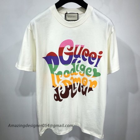 Gucci Prodige d'Amour' print T-shirt White