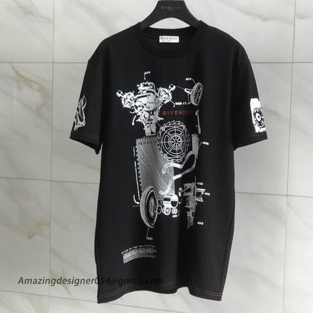 Givenchy Schematics T shirt Black