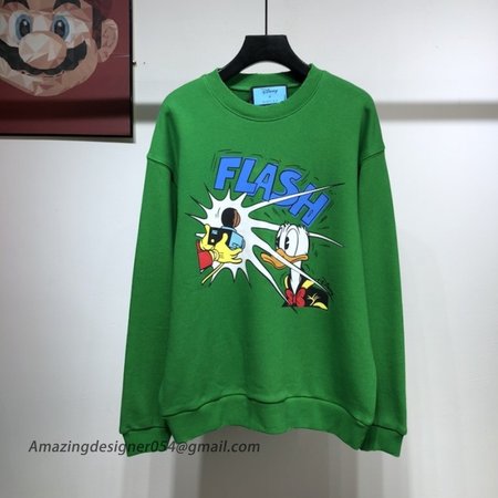 Disney x Gucci Donald Duck sweatshirt Green