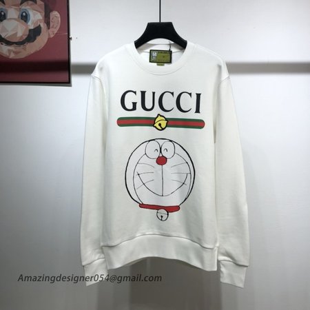 Doraemon x Gucci cotton Sweatershirt White