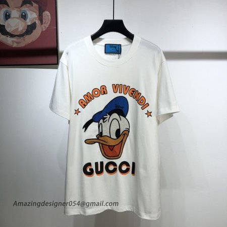 Disney x Gucci Donald Duck T shirt White 615062