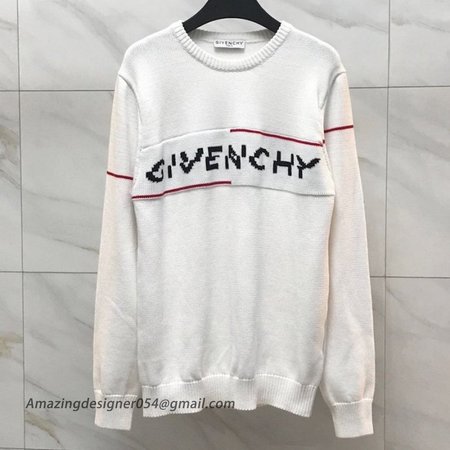 Givenchy Logo Knit Jumper White