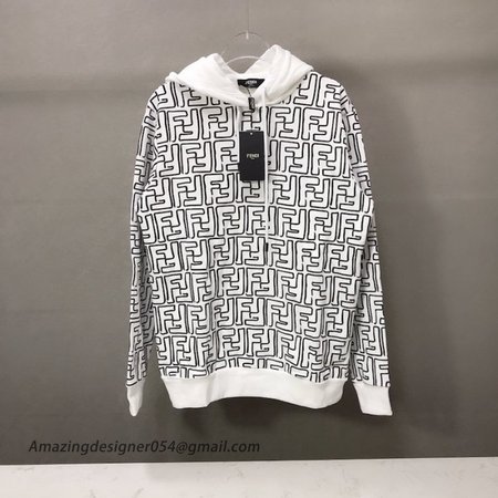 Fendi Roma Joshua Vides Jersey Sweatshirt White