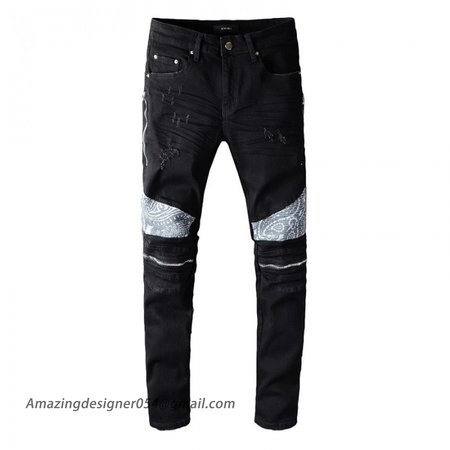 Amiri Bandana Mx2 Jean Black