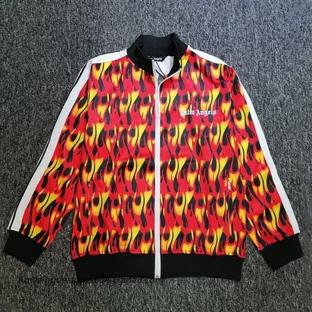 Palm Angels Burning Flames Track Jacket & Pants Tracksuit