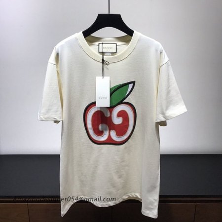 Gucci T-shirt with GG apple print