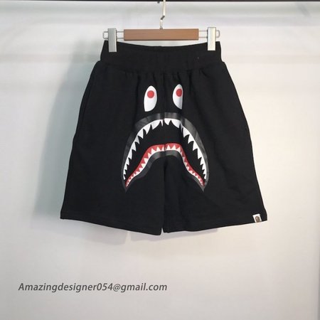 Bape 1st Camo Shark Sweat Short Black