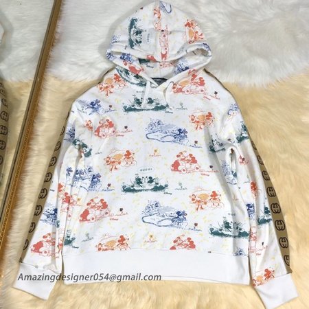 Gucci x Disney Mickey Mouse-Print Pullover Hoodie