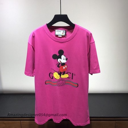 Disney x Gucci oversize T-shirt Fuchsia 565806