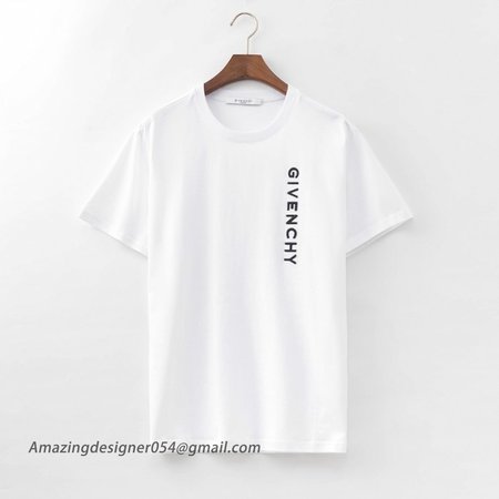 Givenchy vertical givenchy slim fit t shirt white