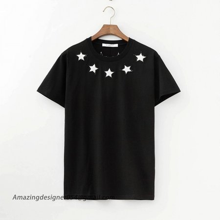 Givenchy vintage stars around t shirt black