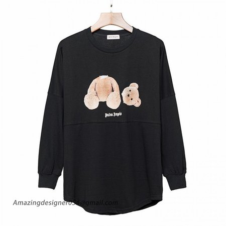 Palm Angels Bear Long Sleeves Black