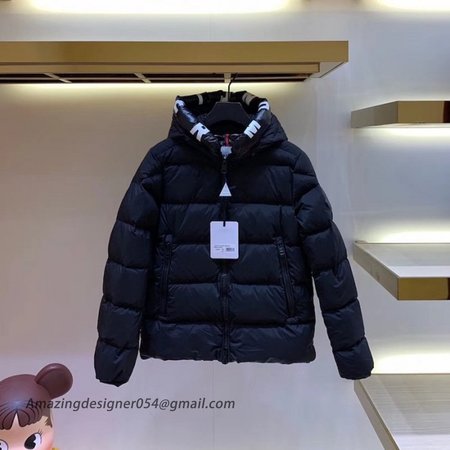 Moncler Dubois Down quilted matte nylon jacket Black