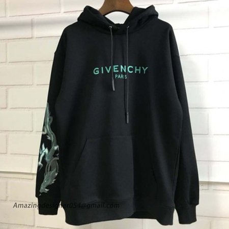 Givenchy Capricorn Printed Hoodie with Sequins Black