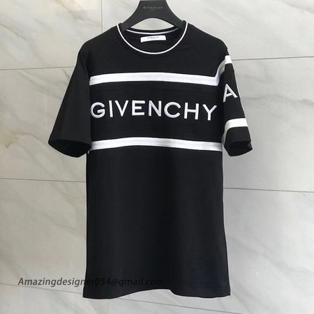 Givenchy Paris 4G Contrasting T shirt Black Color