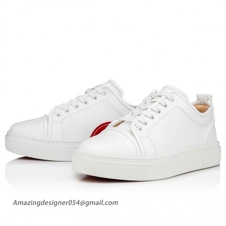 Christian Louboutin Adolon Junior Sneakers Recycled Polyester White