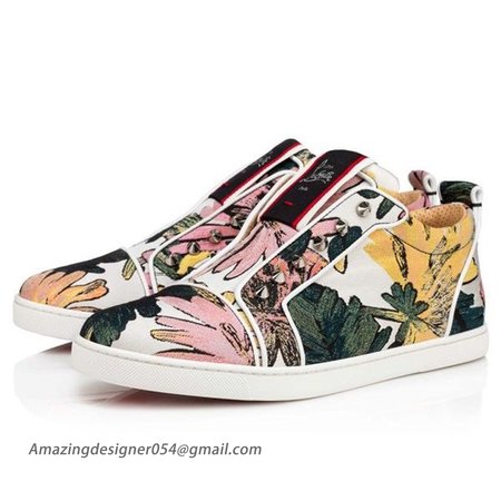 Christian Louboutin F.A.V Fique A Vontade Orlato Multi/bianco Fabric