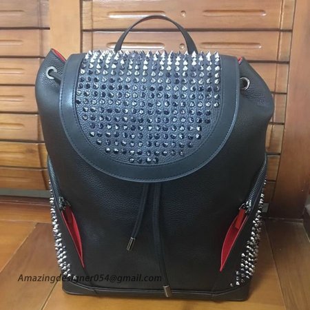 Christian Louboutin Explorafun Spike Backpack Black