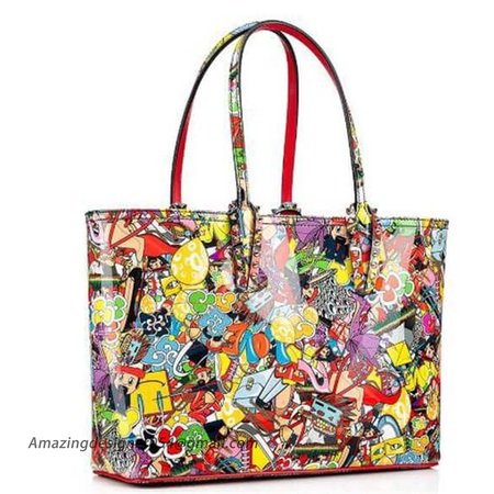 Chtistian Louboutin Multi Nylon Tote Bag